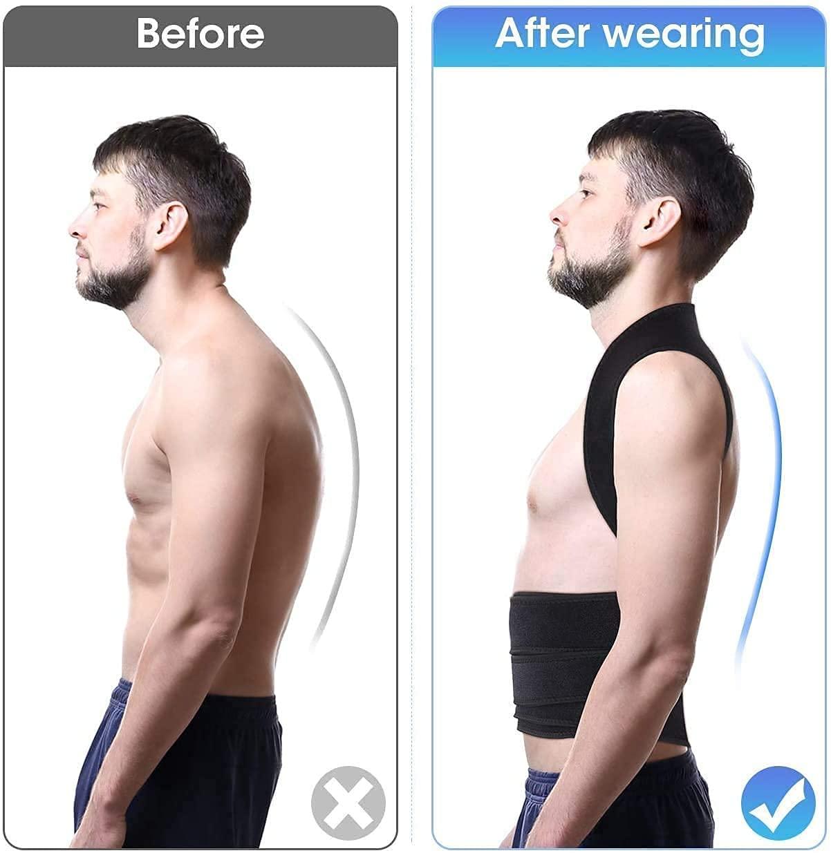 Back & Abdomen Support Pain Relief Posture Corrector Belt - Deal IND.