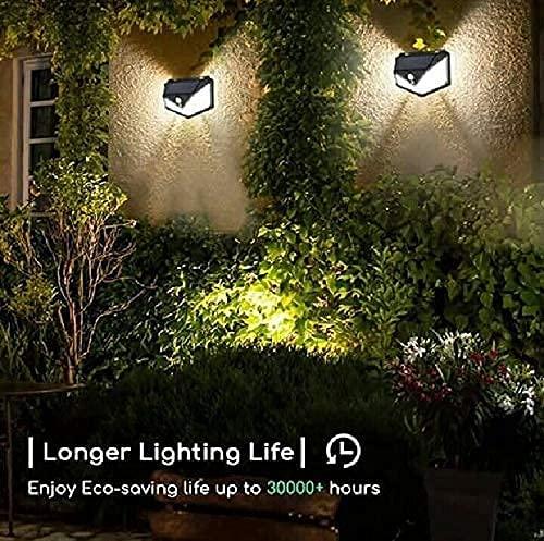 Latest Solar Lights for Garden 100 LED Motion Sensor Security Lamp for Home,Outdoors Pathways | Bright Solar Wireless Security Motion Sensor 100 Led Night Light (100 LED) - Deal IND.
