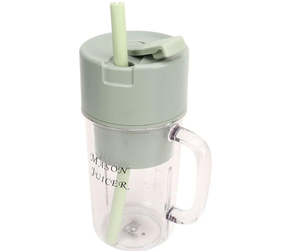 6 Blades  USB Rechargeable Mini Blender For Smoothies Shakes, Perfect For Home Travel Office Gym 350ML - Deal IND.